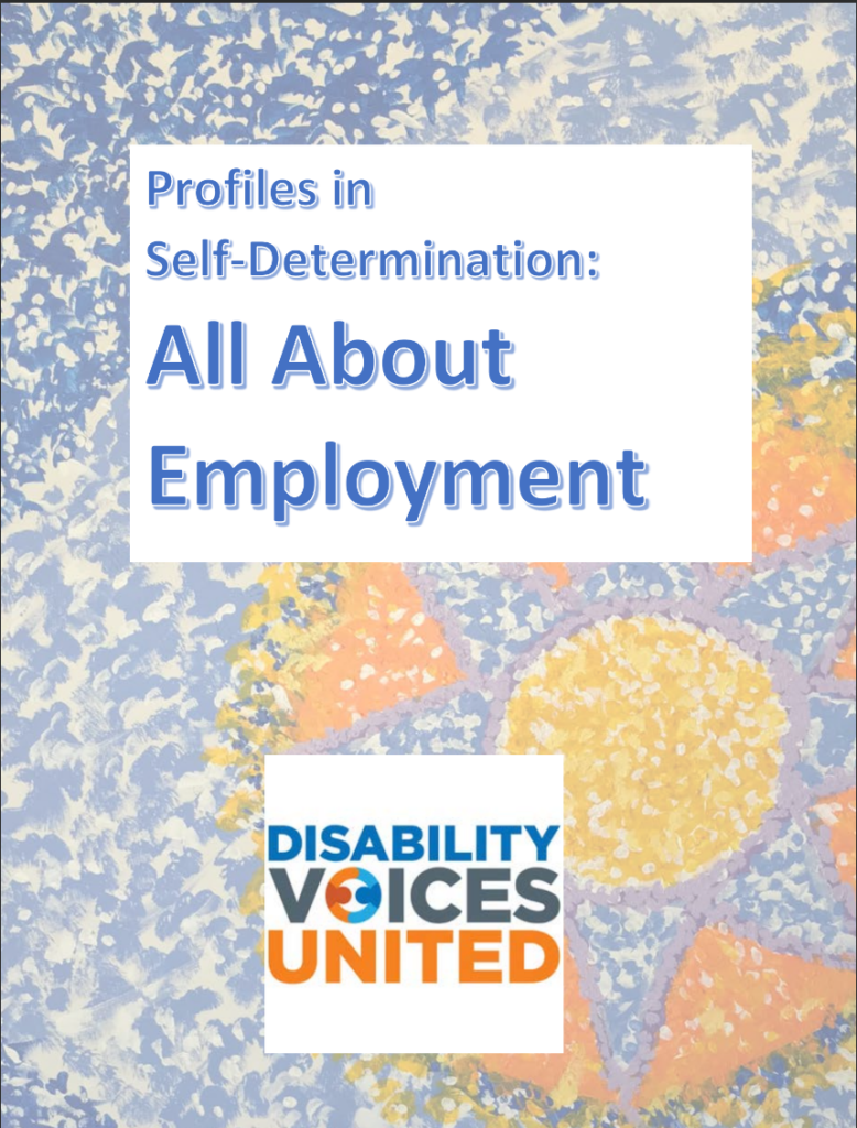 Profiles in Self-Determination: All About Employment Cover